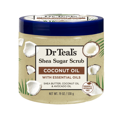 Dr Teals Scrub Coconut Oil 19 OZ