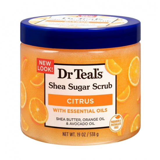 Dr Teals Scrub Shea Sugar Vitamin C 19 oz