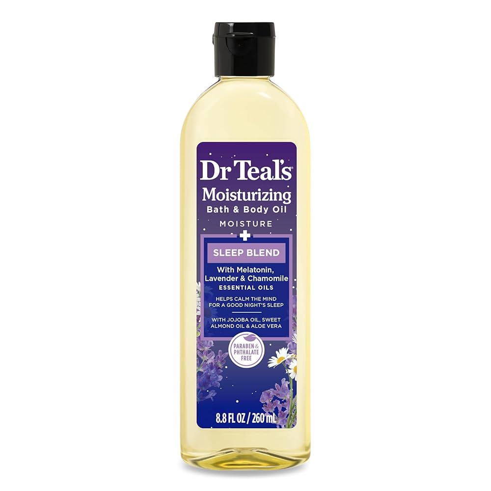Dr Teals Bath and Body Oil with Melatonin 8 oz