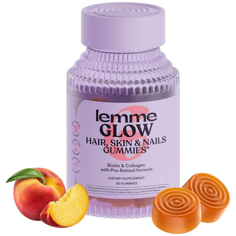 Lemme Glow Gummies Hair, Skin & Nails Gummies
