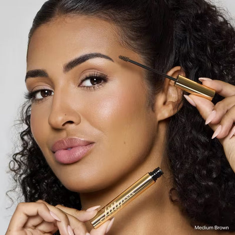 Lilly Lashes - Medium Brown All The Fills 3D Brow Tinted Fiber Gel