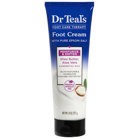 Dr Teals Foot Cream Shea Butter y Aloe Vera 8oz