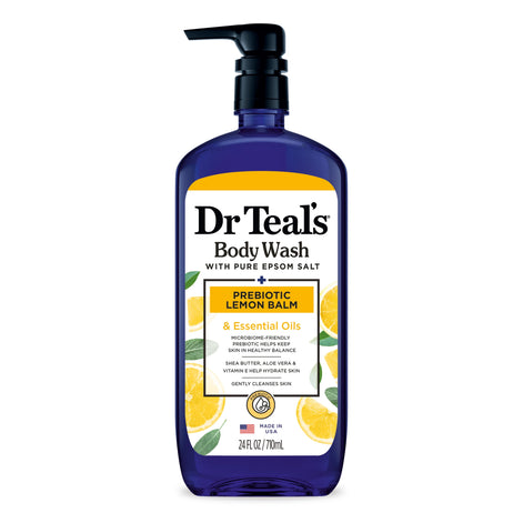 Dr Teals Prebiotic Lemon Balm Body Wash 700ml