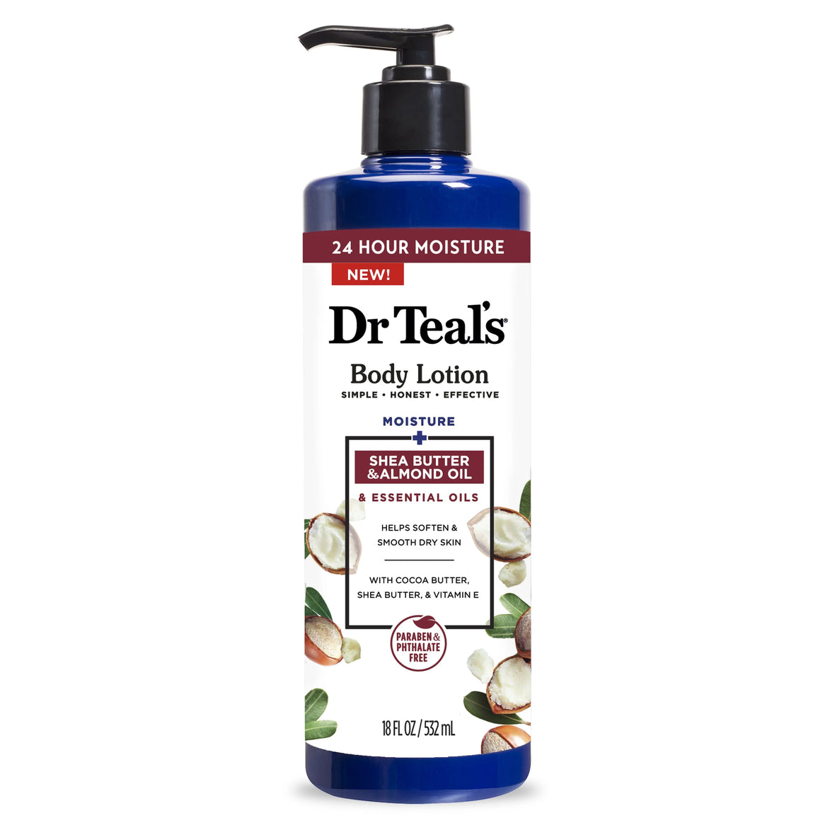 Dr Teals Body Lotion Shea Butter and Almond oil 532 ml