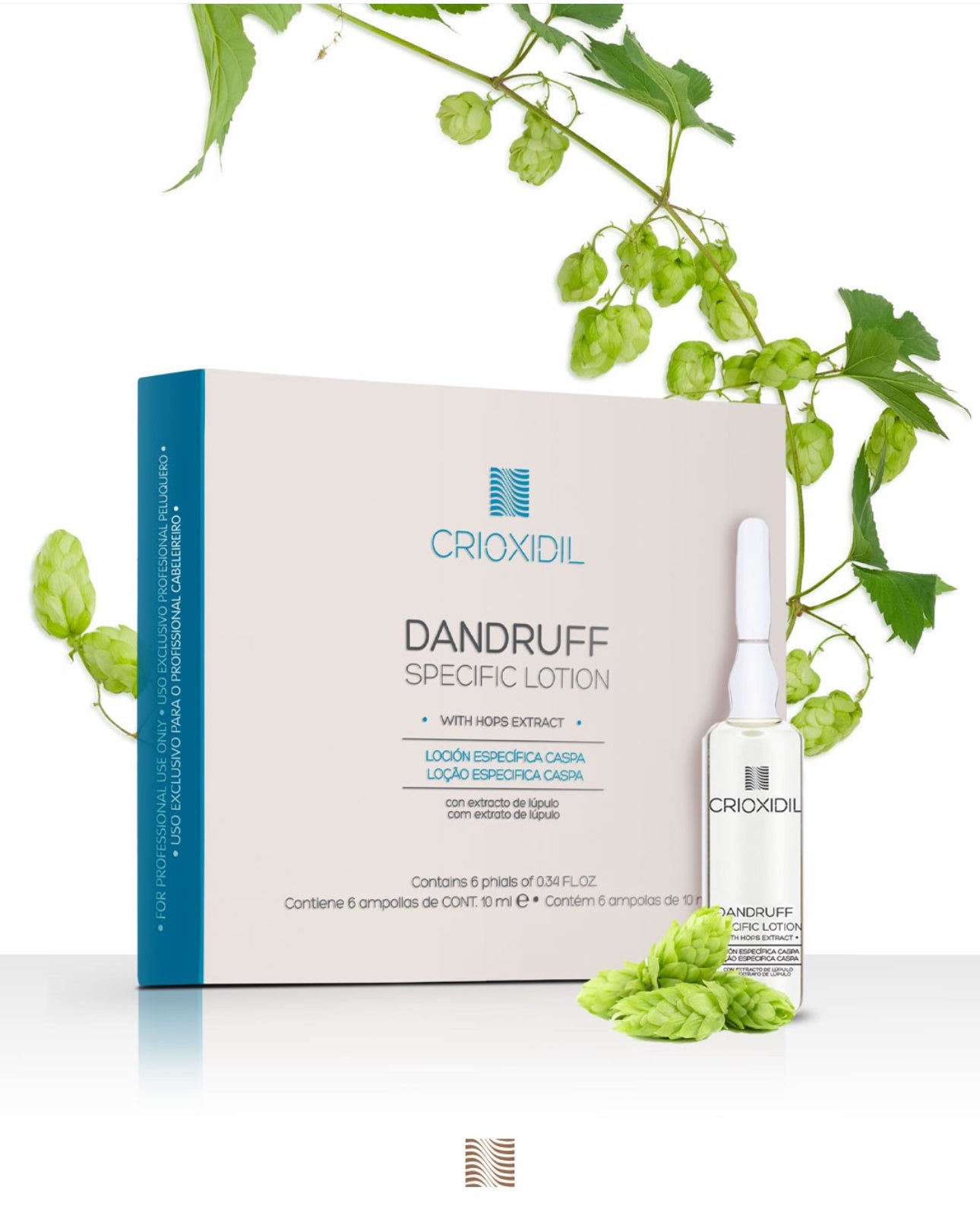 Crioxidil Loción anti caspa en ampolla (unidad)