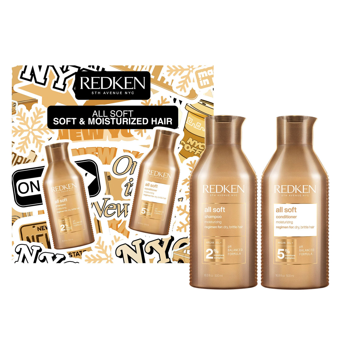 Redken All Soft Gift Set 500ml