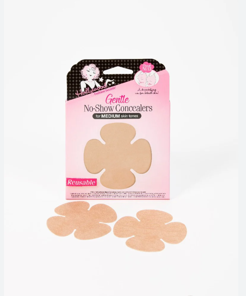 Hollywood No-Show Concealers Petals for medium skin tones - reusable