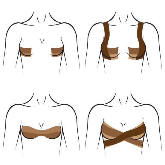 Hollywood Body Contour Tape - Light color