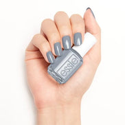 Essie mooning - light blue gray nail polish & nail color