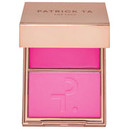 PATRICK TA BEAUTY Major Headlines Double-Take Crème & Powder Blush Duo in She's Giving (vibrant pink)