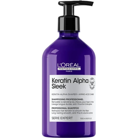 Loreal Keratin Alpha Sleek Shampoo 500ml