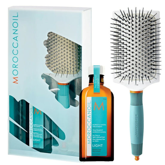 Moroccanoil Set Cepillo + Aceite