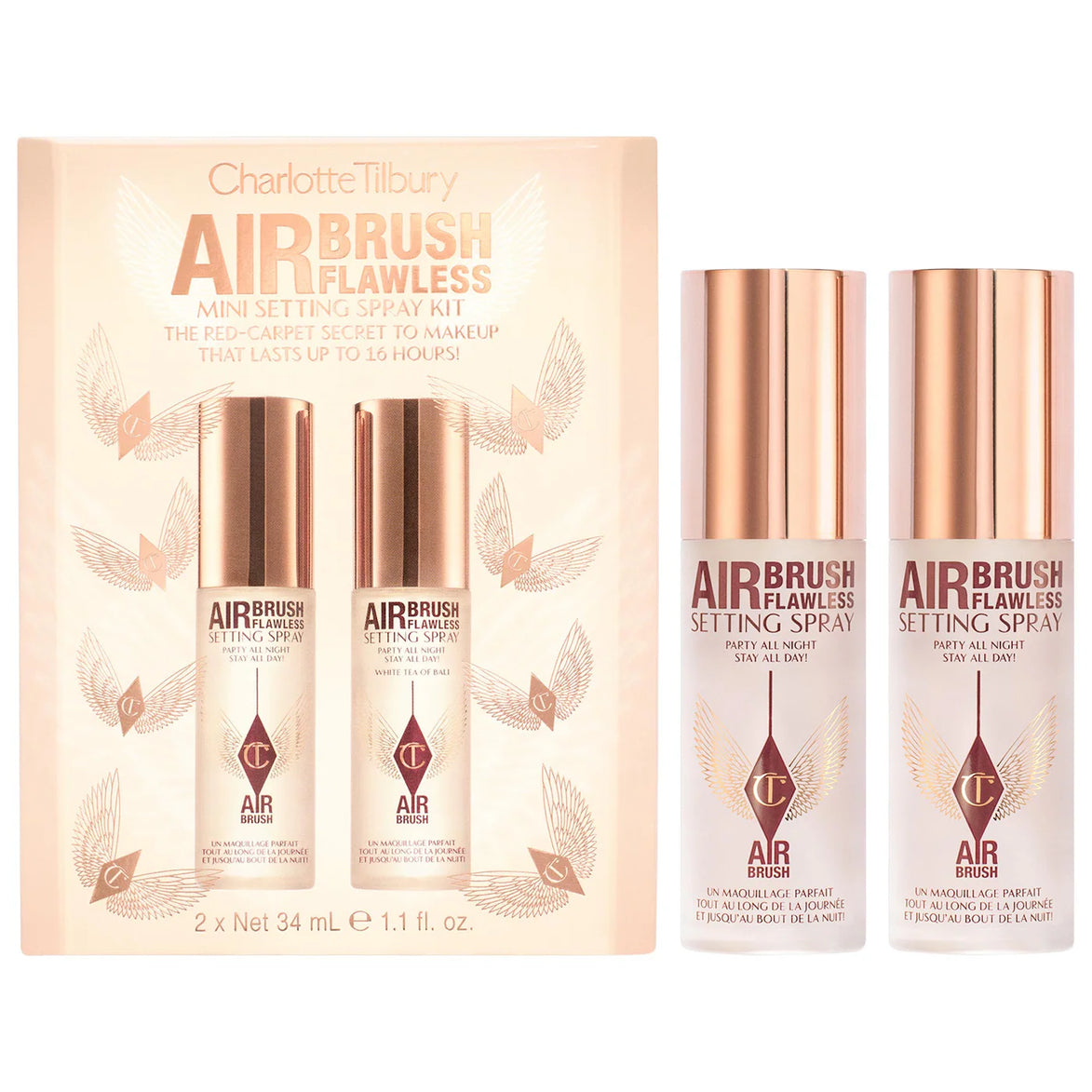 Charlotte Tilbury Airbrush Flawless Mini Setting Spray Kit