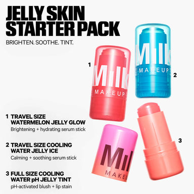 MILK MAKEUP Jelly Skin Starter Pack Skincare + Tint Trio set