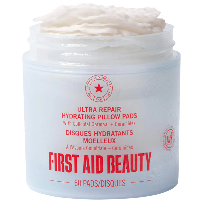 First Aid Beauty Hydrating Pillow Pads Colloidal Oatmeal and Ceramides 60 Count