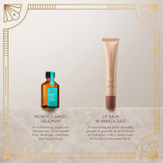 Moroccanoil Lip Balm and Argan Oil Set - Vanilla