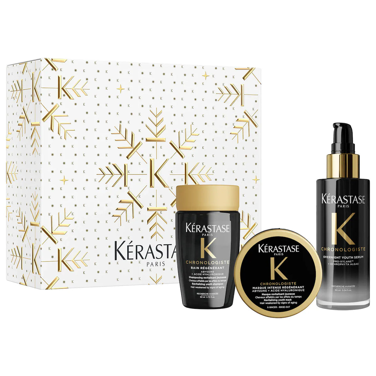Kérastase  Chronologiste Trio Gift Set for Dry, Thin, Aging Hair