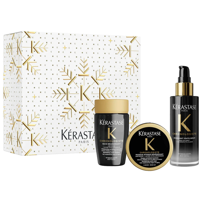 Kérastase  Chronologiste Trio Gift Set for Dry, Thin, Aging Hair