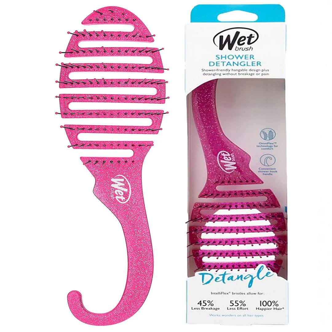 Wet Brush Shower Detangler Pink